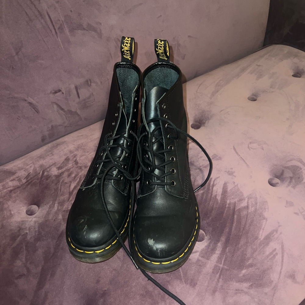 Dr. Martens Black Lace Up Boots
